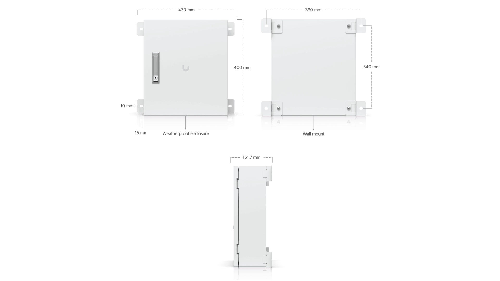 Ubiquiti UACC-JUNCTION-UTILIT - Coffret mural IP55
