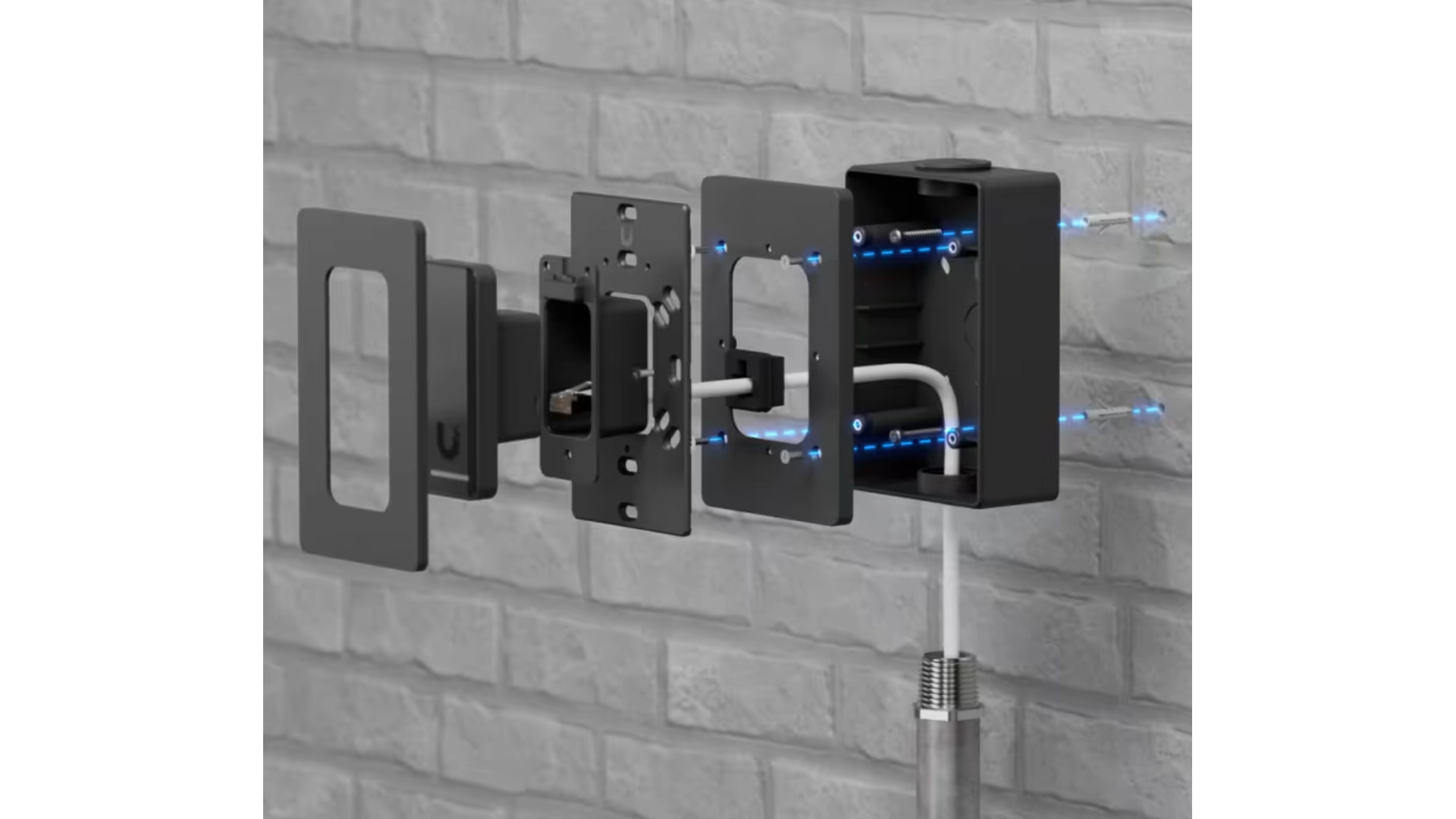 Ubiquiti UACC-READER-JB-B - Boîte de jonction noire pour lecteurs UniFi Access