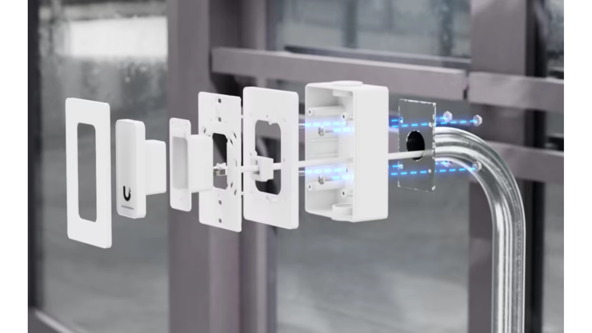Ubiquiti UACC-READER-JB-W - Boîte de jonction blanche pour lecteurs d'accès