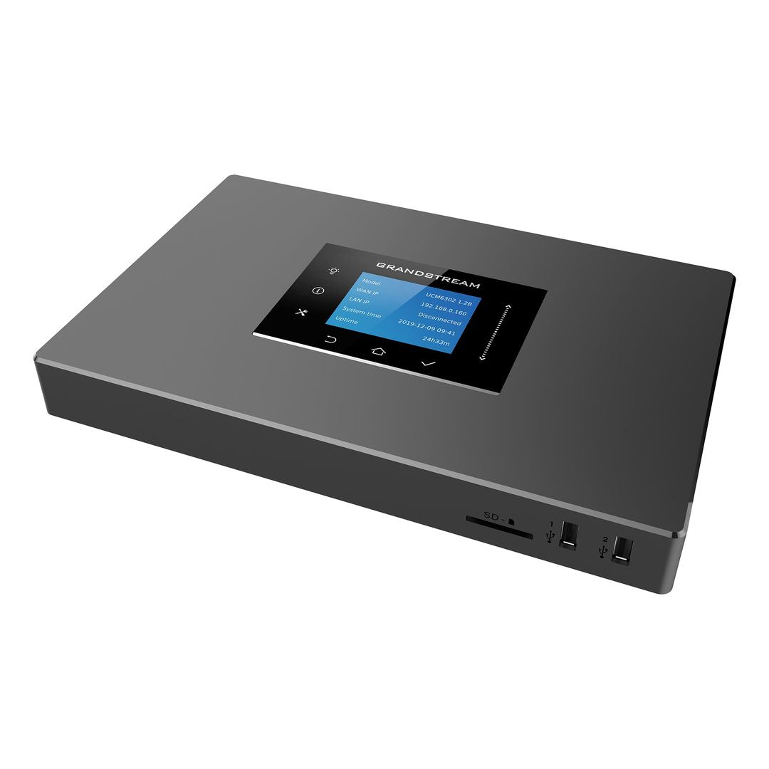 Grandstream UCM6302 IP pbx 2FXO / 2FXS videoconference 1000 utilisateurs, 2 trunks SIP