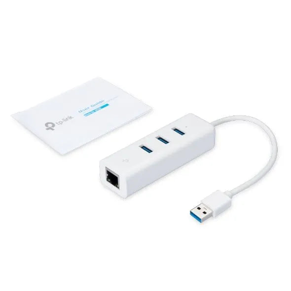 TP-Link UE330 - Adaptateur USB/RJ45 Gigabit + Hub 3 USB 3.0
