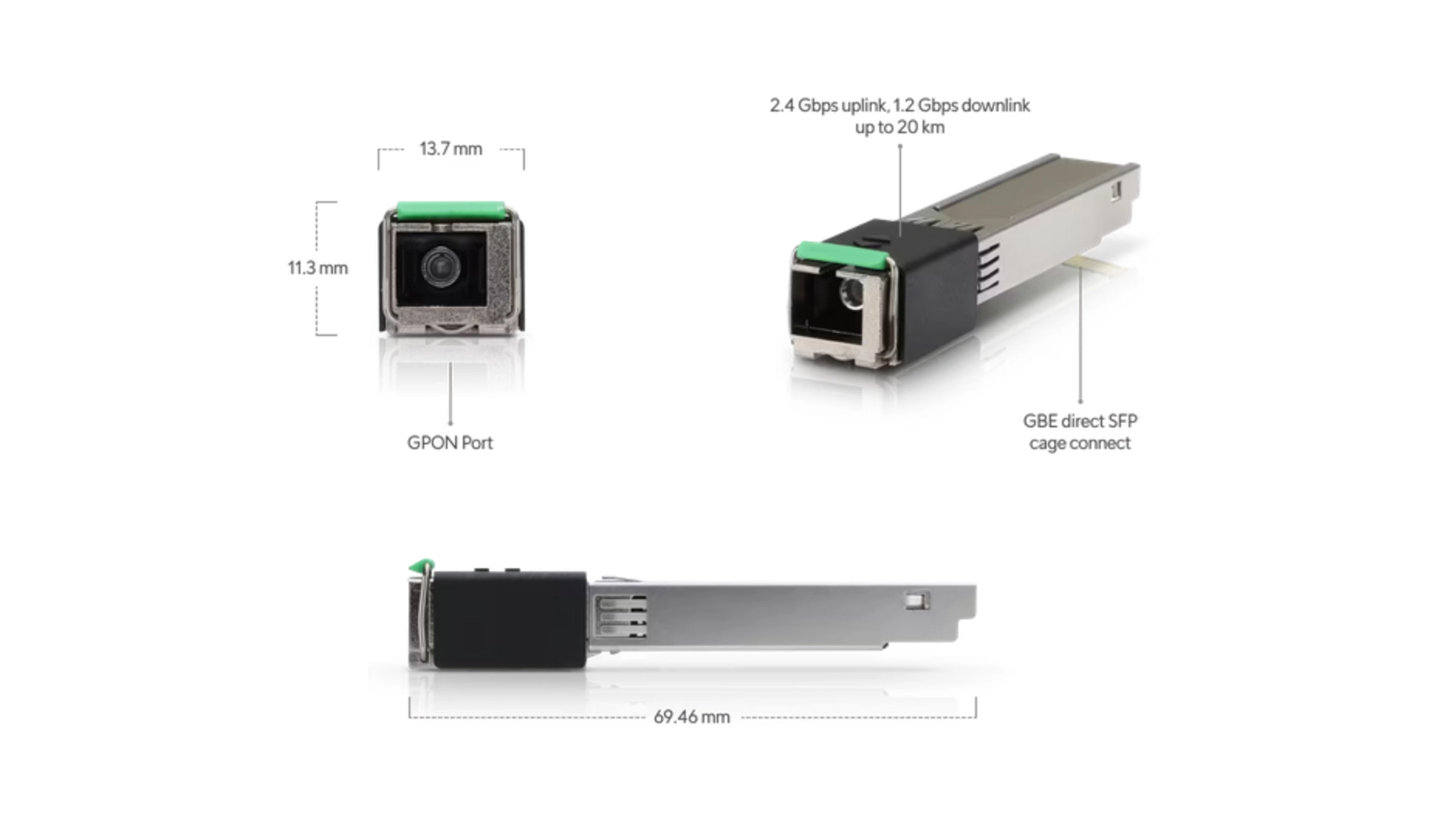 Ubiquiti UF-INSTANT - Convertisseur GPON fibre optique