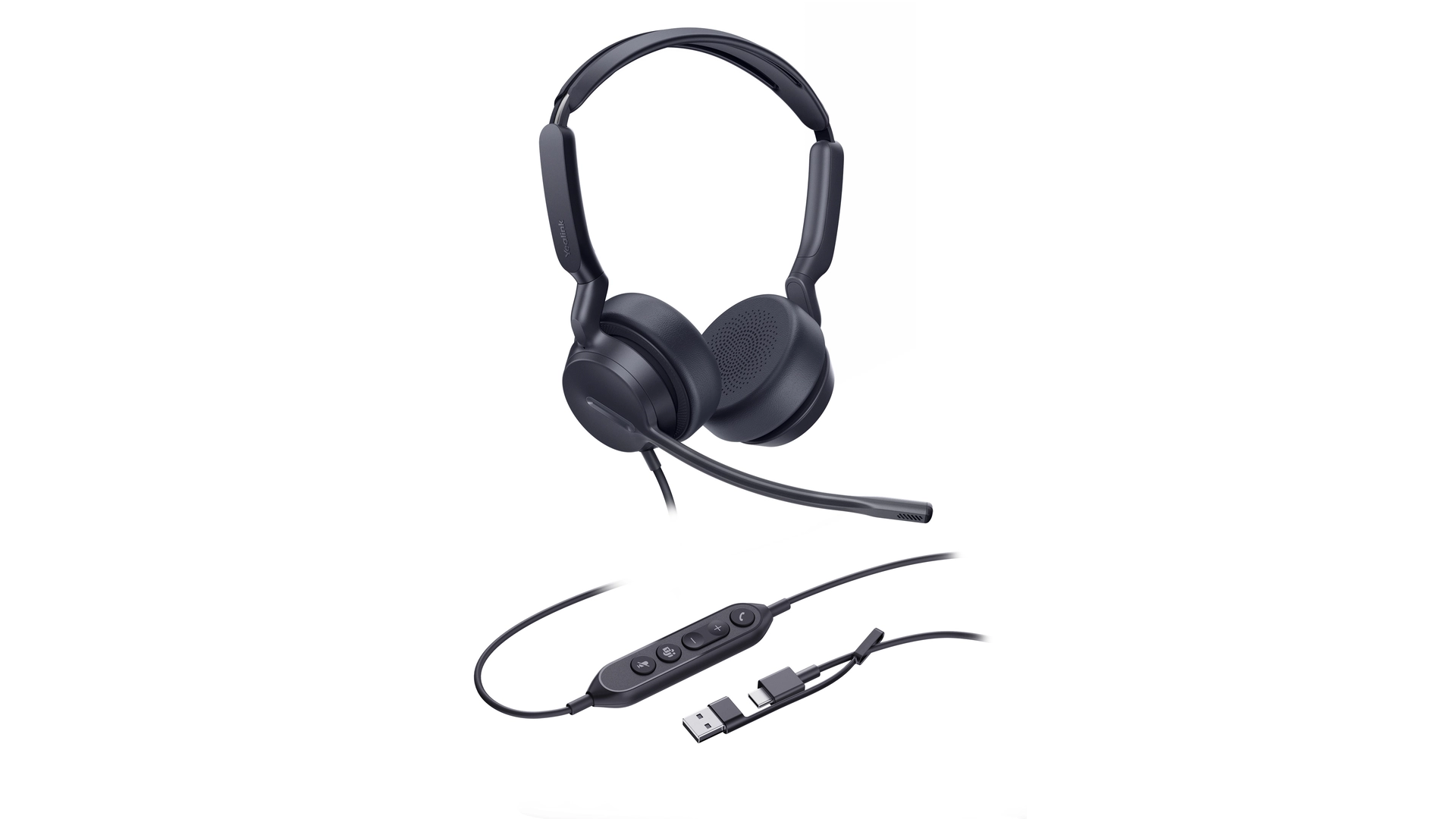 Yealink UH42DUAL - Casque dual TEAMS usb-c/a