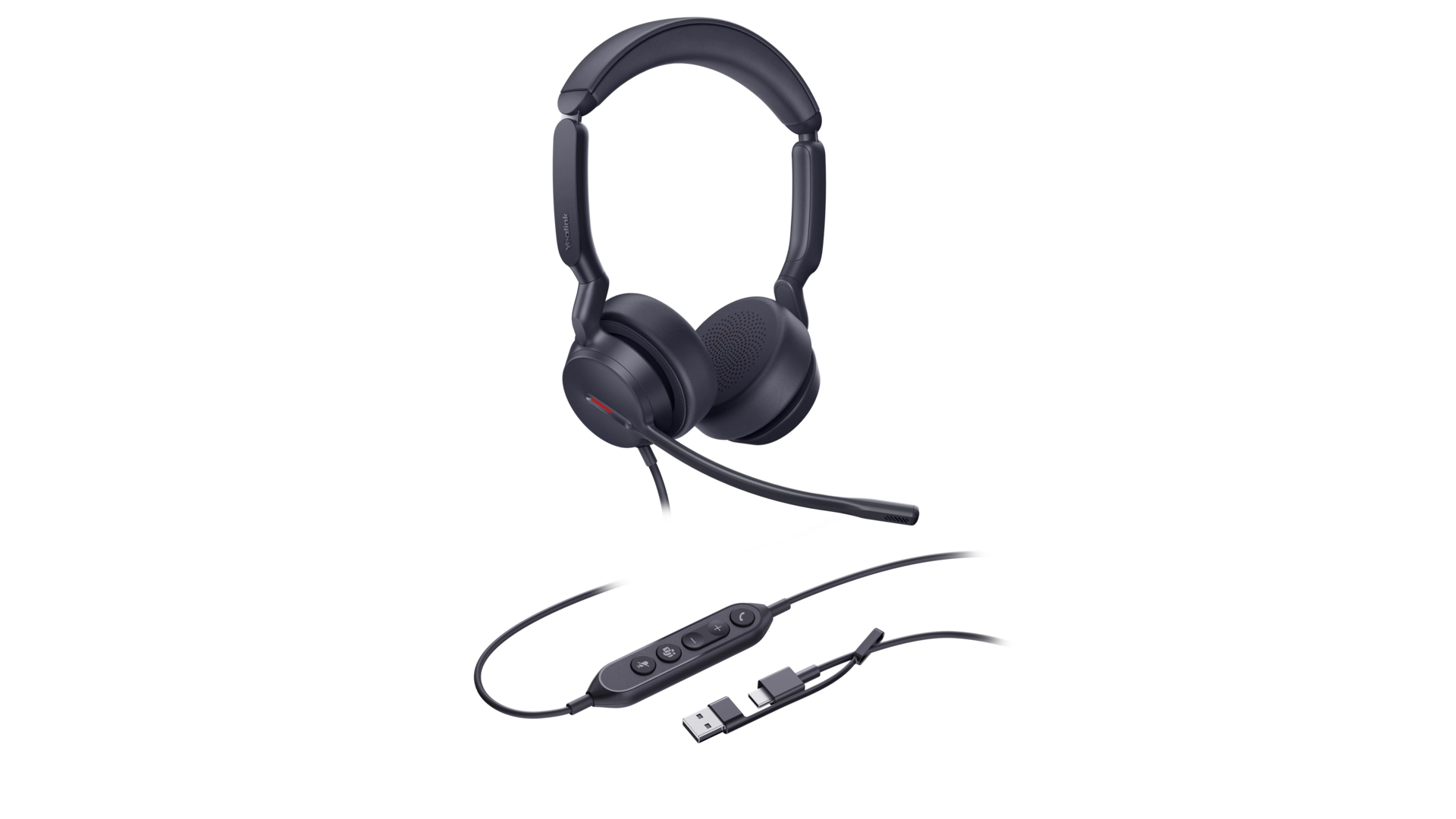 Yealink UH44DUAL - Casque dual TEAMS usb-c/a