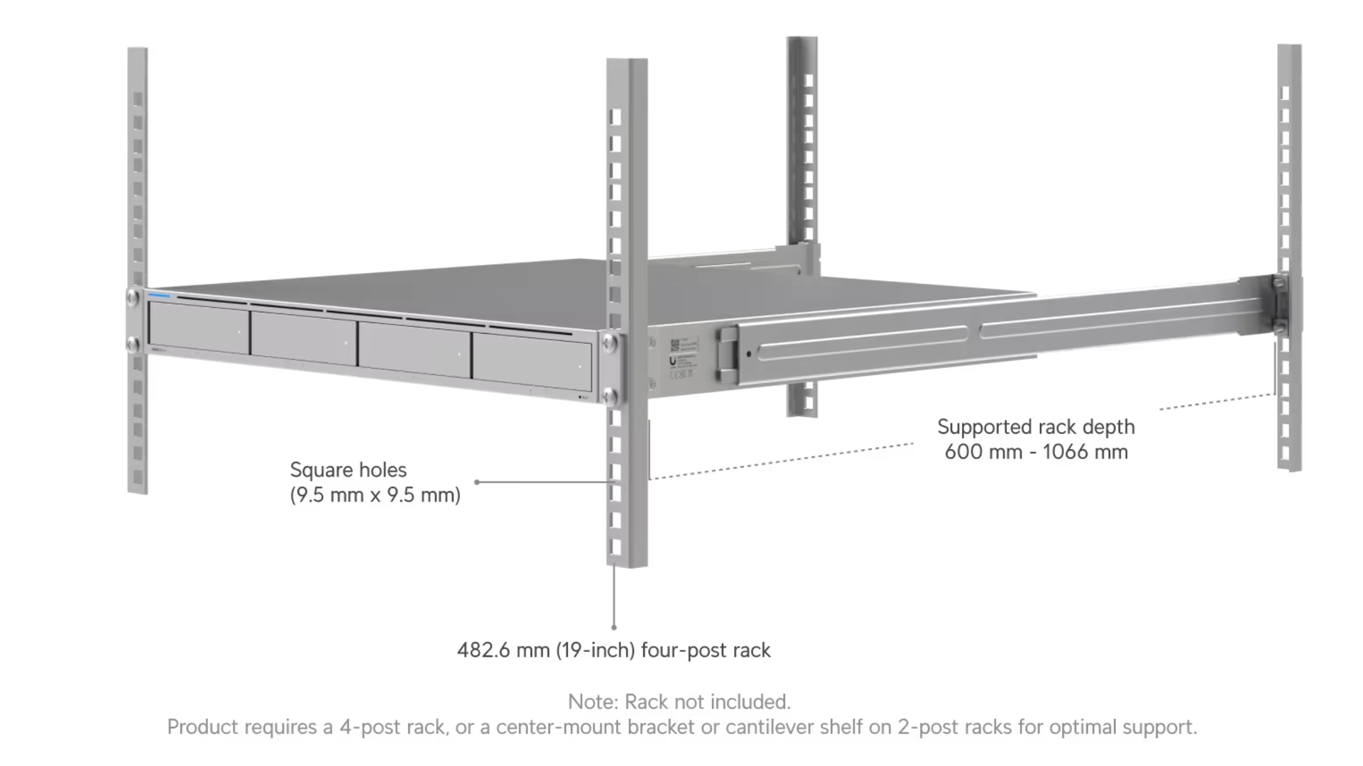 Ubiquiti UNAS-PRO-4 - NAS 4 baies 1U 10G SFP+