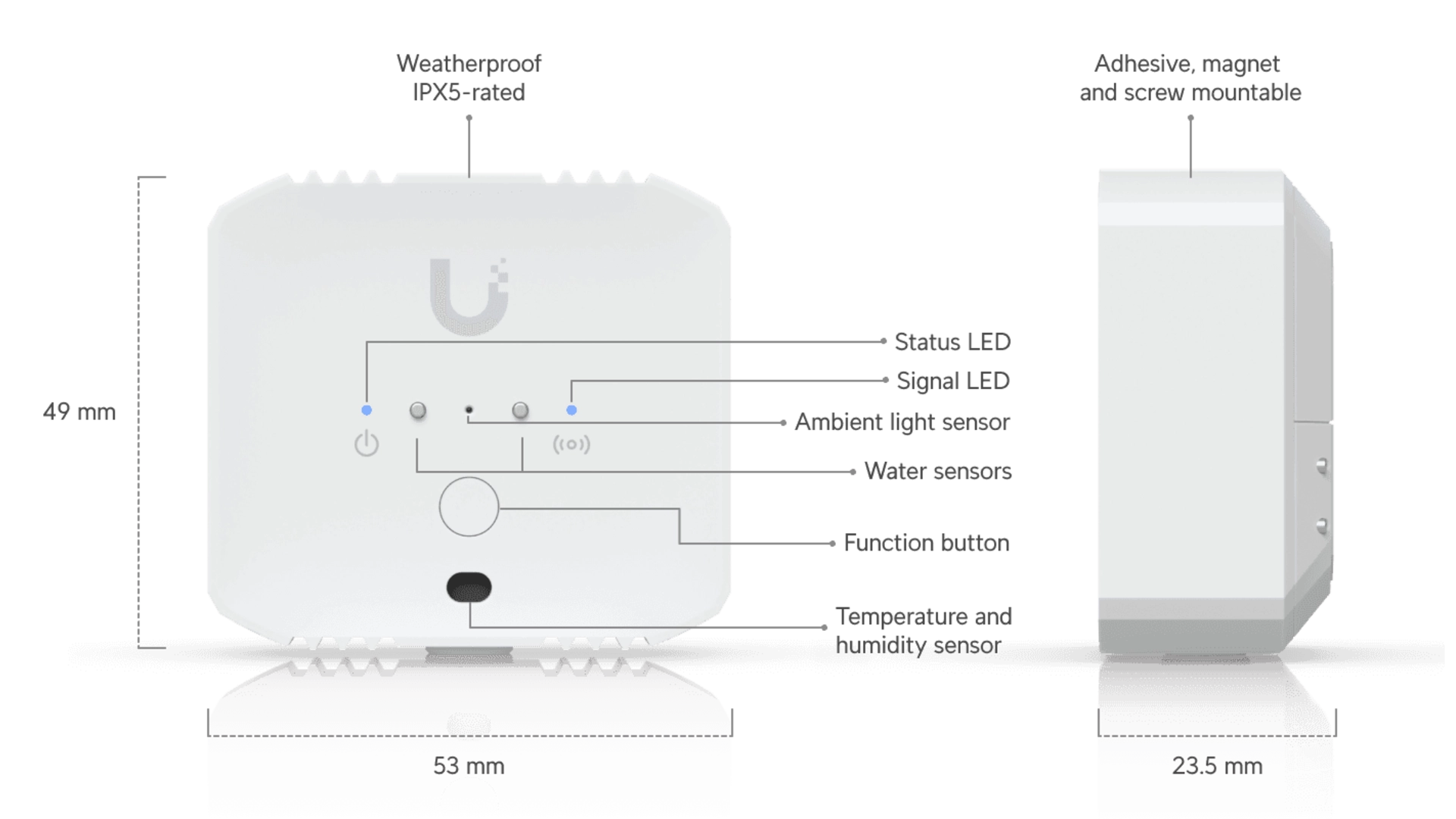 Ubiquiti USL-ENVIRONMENTAL - Capteur environnemental radio multi-alerte