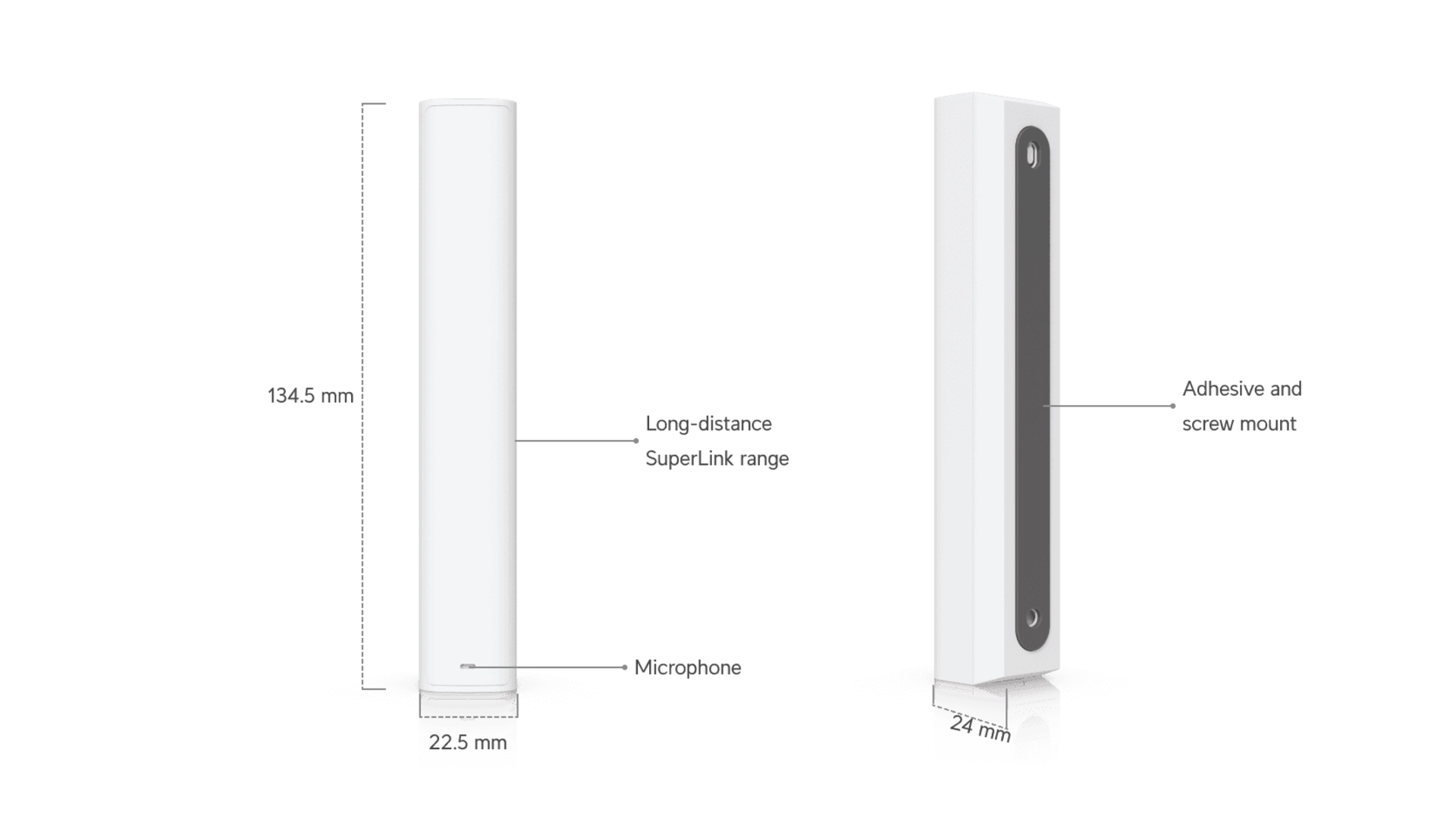 Ubiquiti USL-GLASSBREAK - Détecteur bris de verre sur batterie