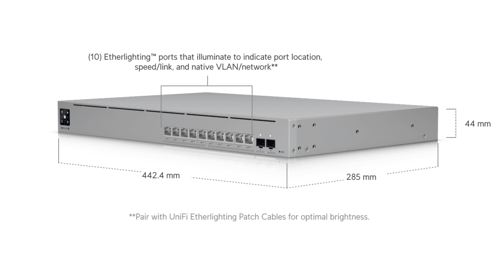 Ubiquiti USW-PRO-XG-10-POE - Switch 10 ports 10GbE PoE+++ L3