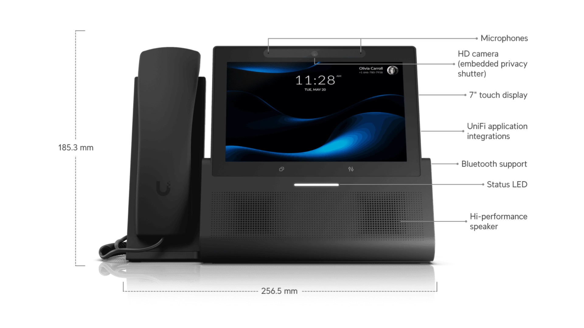 Ubiquiti UTP-G3-TOUCH-ENTERPR - Téléphone IP tactile 7 pouces premium