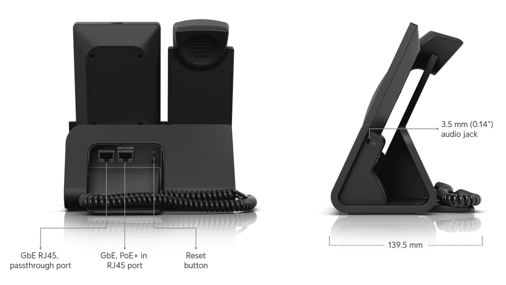 Ubiquiti UTP-G3-TOUCH-PRO - Téléphone PoE tactile 5' Bluetooth noir