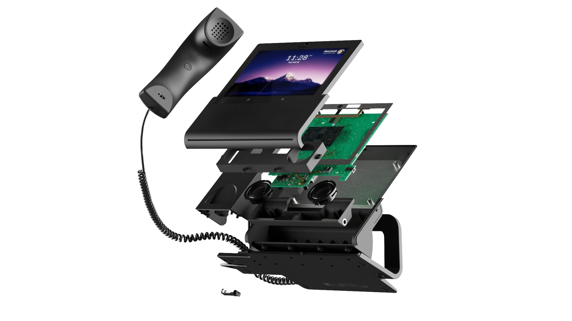 Ubiquiti UTP-TOUCHMAX - Téléphone IP Premium 7" PoE+ Bluetooth Caméra 5Mpix