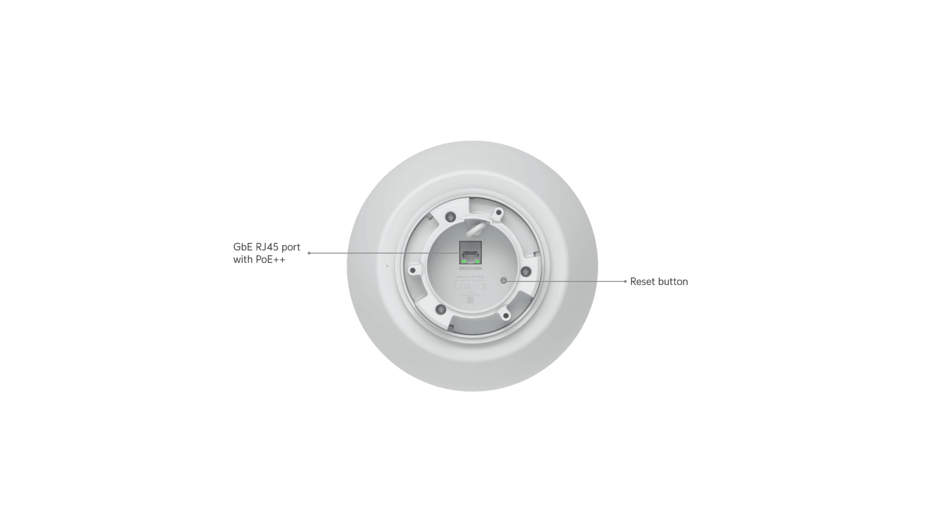 Ubiquiti UVC-AI-PTZ-W - Caméra PTZ 4K IP POE++ zoom 22x industrial