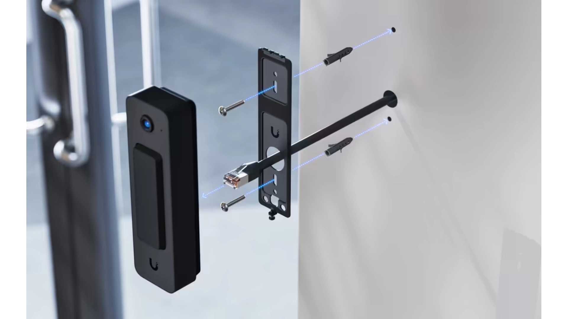 Ubiquiti UVC-DOORBELL-LITE-B - Portier vidéo compact PoE noir