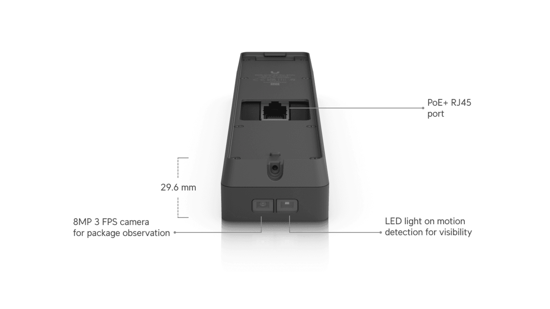 Ubiquiti UVC-G6-PRO-ENTRY - Portier vidéo IP 12MP PoE+ avec écran tactile