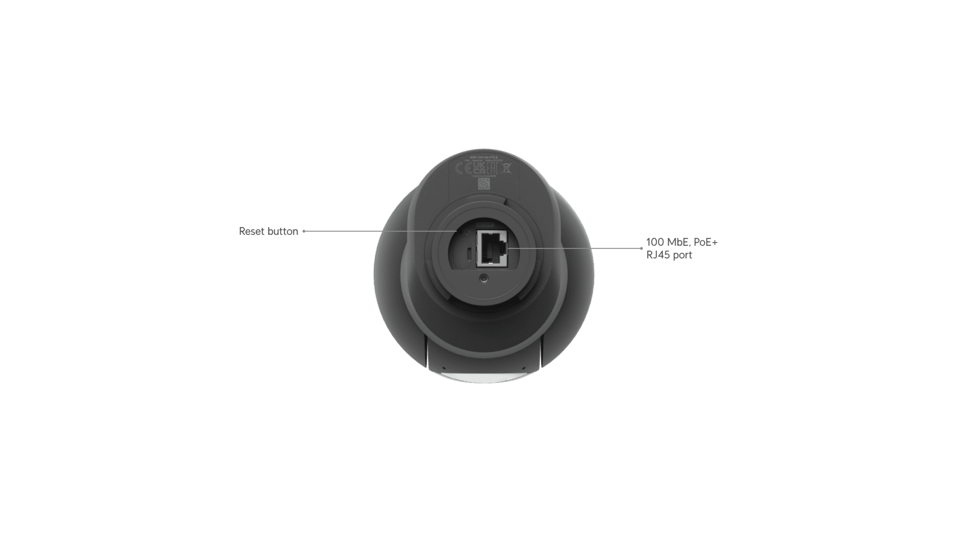Ubiquiti UVC-G6-PTZ-B - Caméra PTZ 4K IP67 zoom 10x PoE++ IR 30m