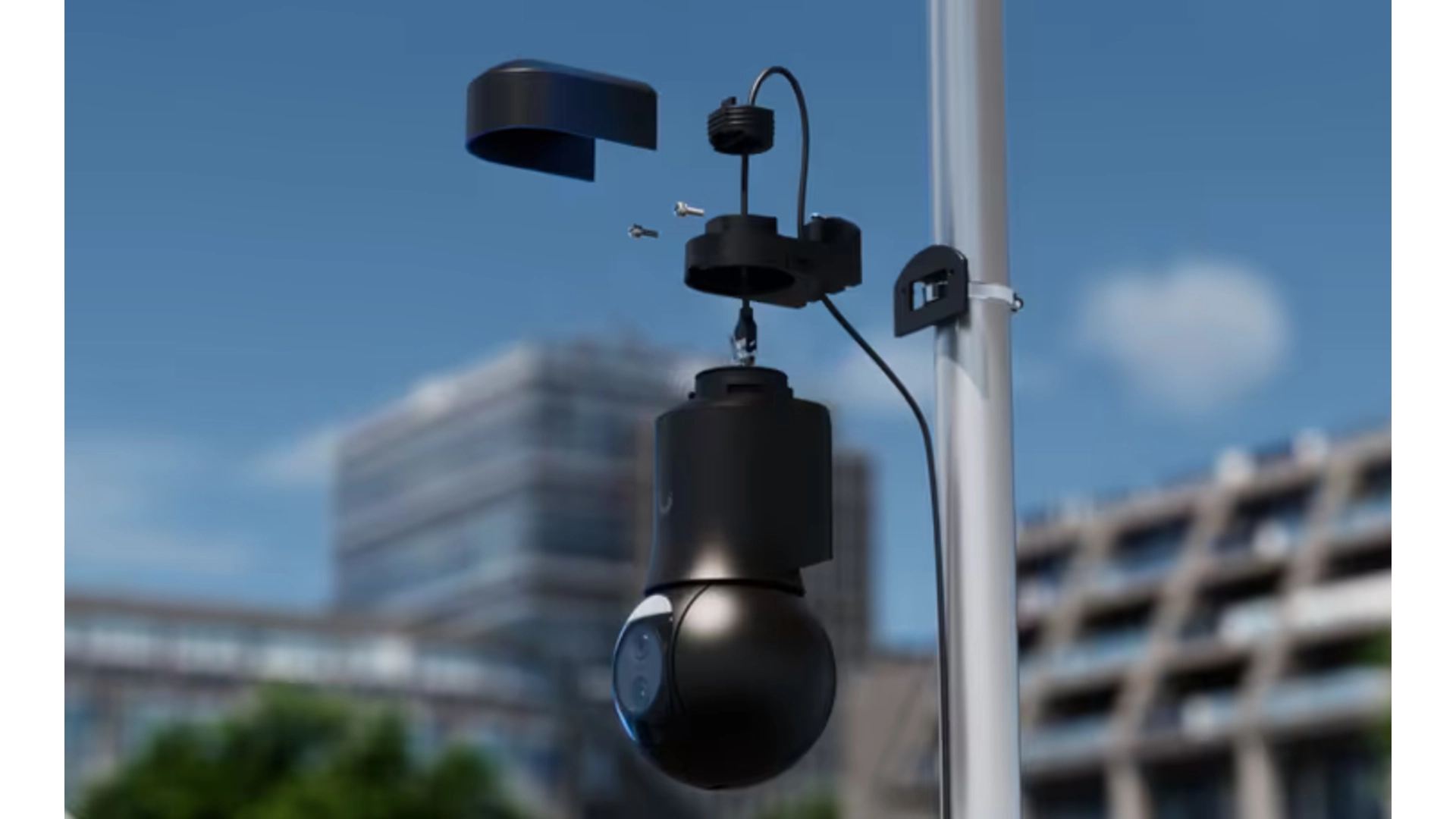 Ubiquiti UVC-G6-PTZ-B - Caméra PTZ 4K IP67 zoom 10x PoE++ IR 30m