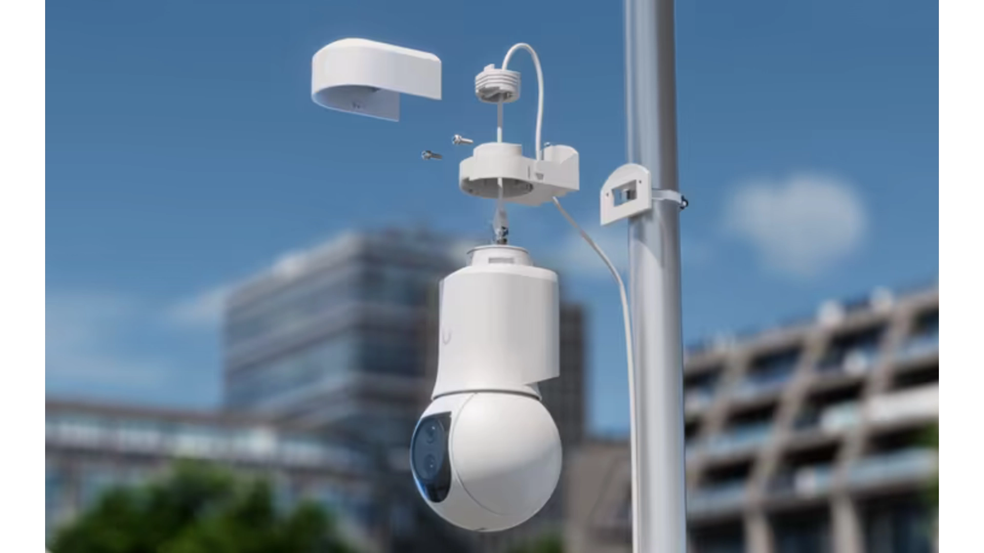 Ubiquiti UVC-G6-PTZ-W - Caméra PTZ 4K IP67 zoom 10x PoE++ IR 30m