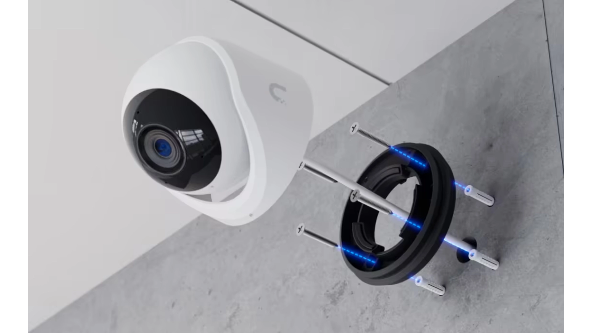 Ubiquiti UVC-G6-TURRET-W - Caméra Turret 4K IP PoE IR 30m