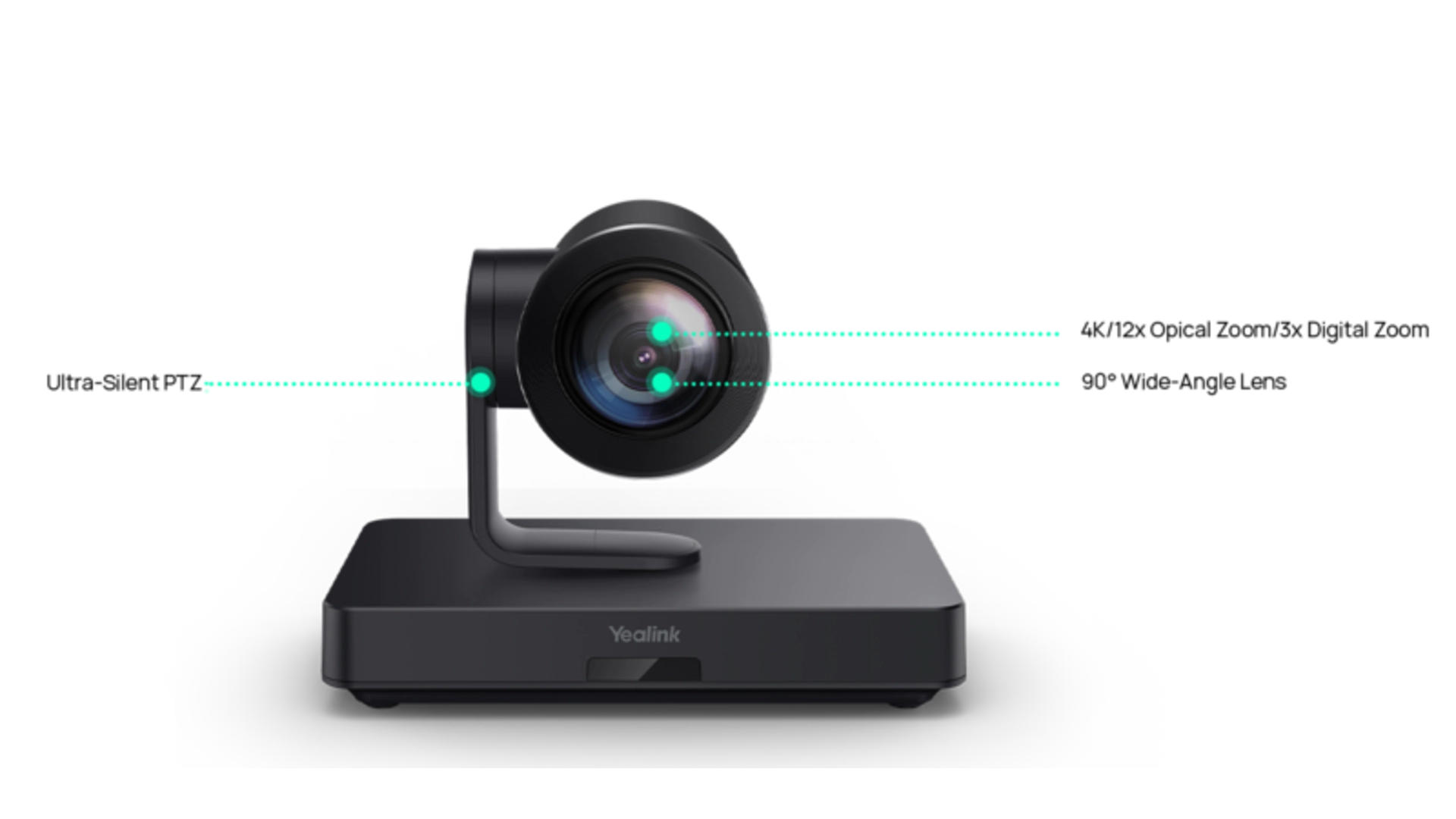 Yealink UVC85-BYOD-200 - Kit camera 4K ptz/hp salle moyenne