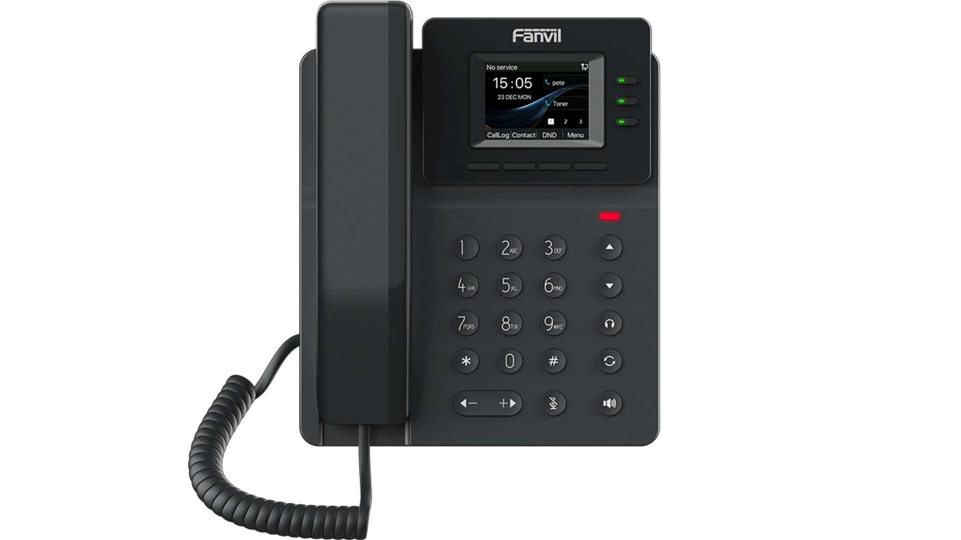 Fanvil V60P - Téléphone IP 4 comptes SIP avec 2 ports Ethernet POE