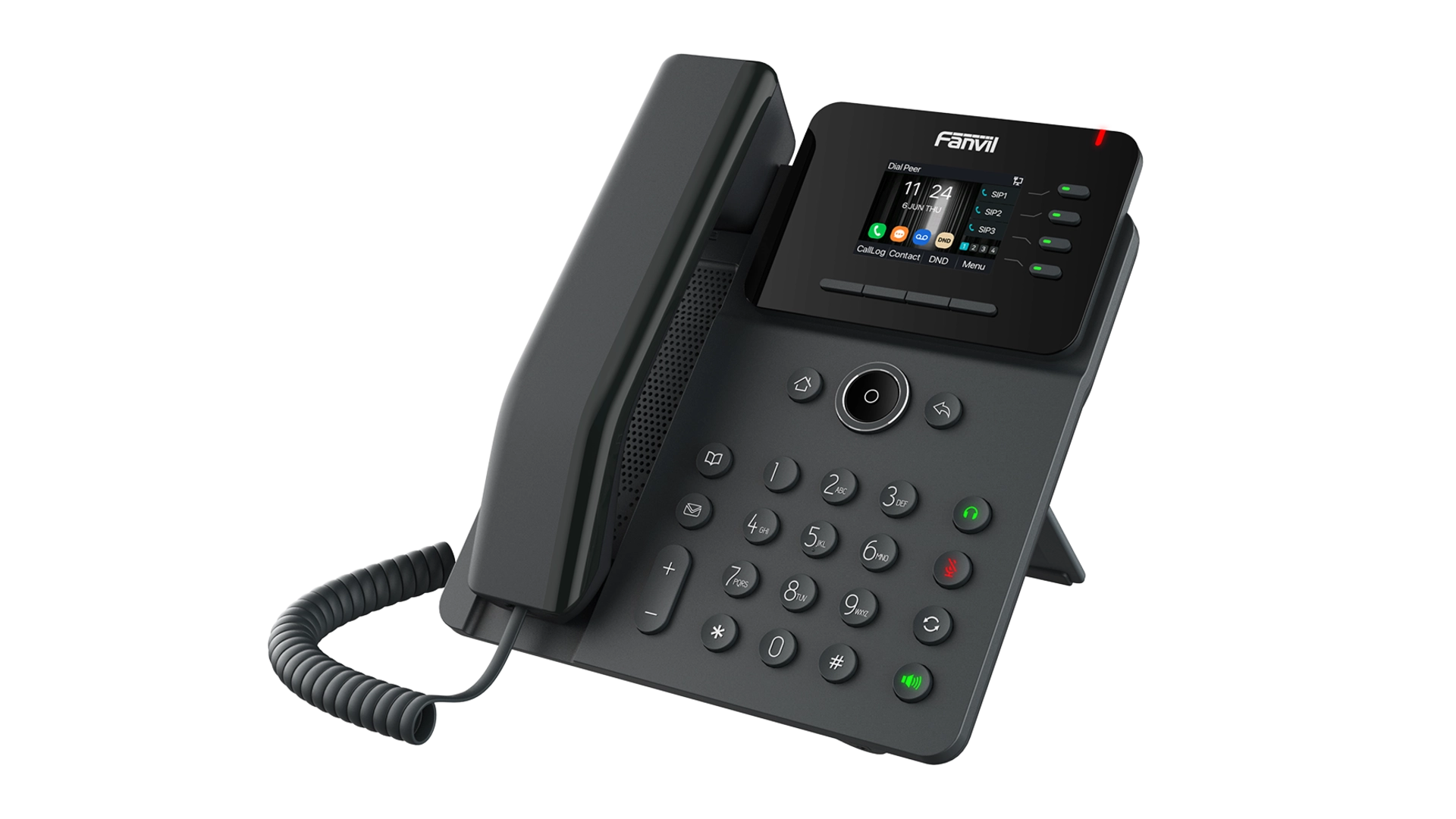 Fanvil V61G - Téléphone IP 4 Comptes SIP POE 12 Touches Couleur