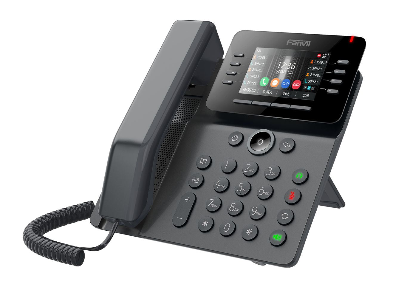 Fanvil V64 - Poste IP Écran 3,5" Couleur 8 Touches DSS