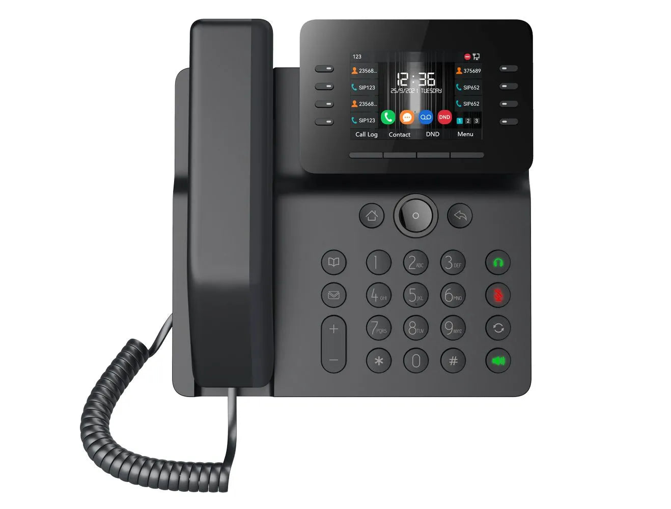 Fanvil V64 - Poste IP Écran 3,5" Couleur 8 Touches DSS