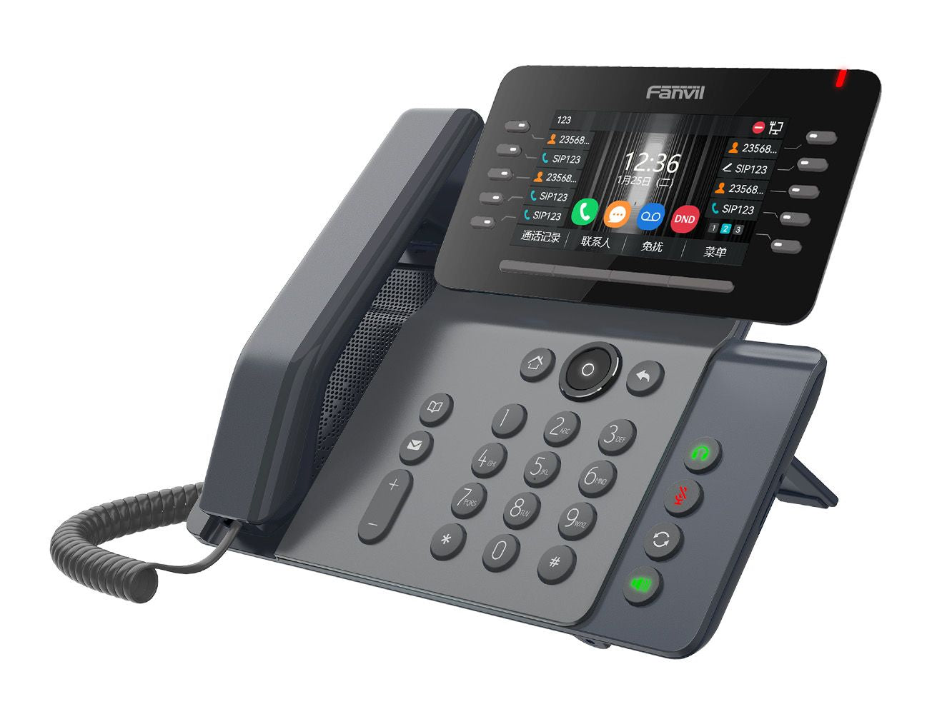 Fanvil V65 - Poste IP Écran 4,3'' LCD Couleur 10 Touches DSS