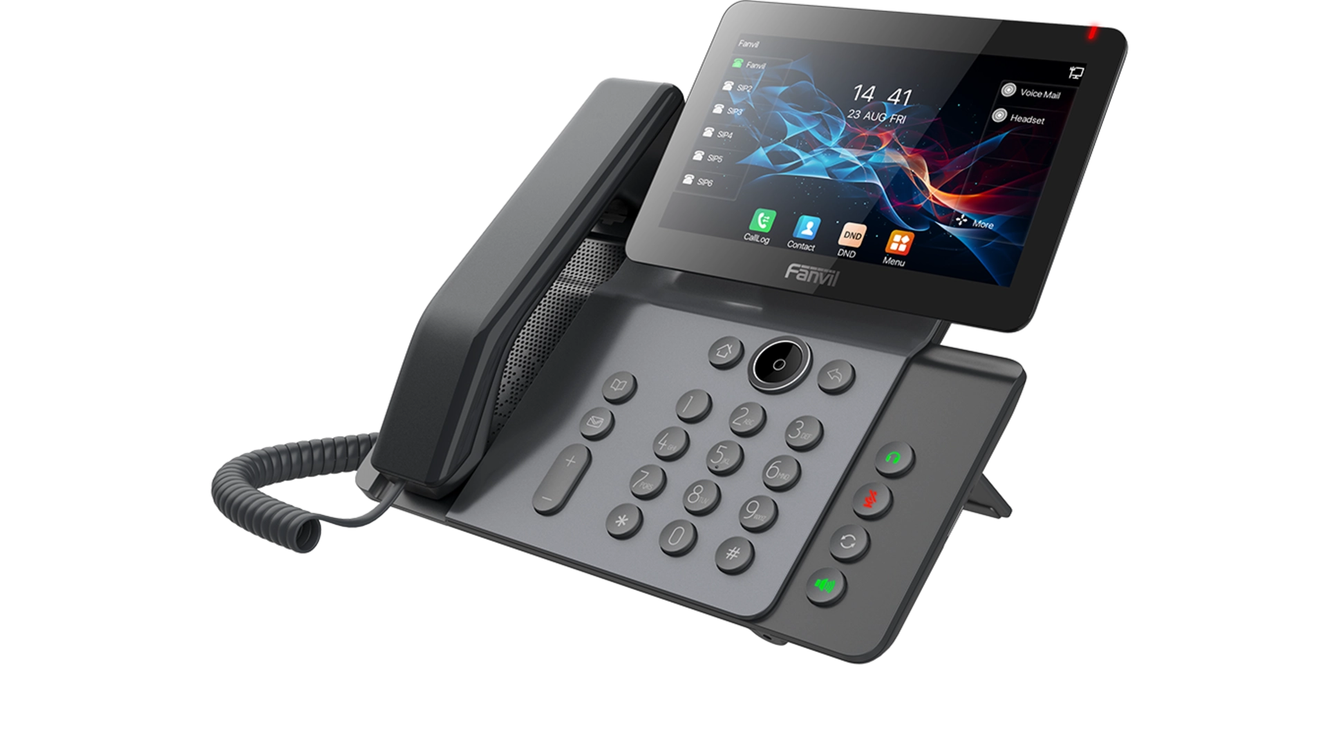 Fanvil V66 - Téléphone IP WiFi 20 comptes SIP avec caméra et écran tactile couleur