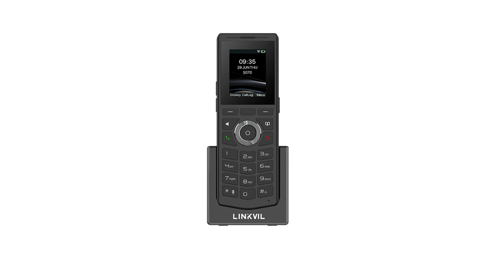 Fanvil W610W - Téléphone WiFi portable écran 2'' avec vibreur et 4 comptes SIP