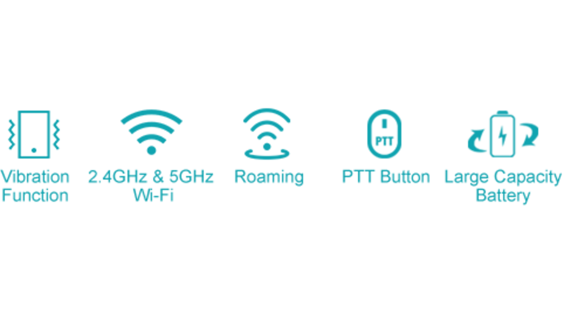 Fanvil W610W - Téléphone WiFi portable écran 2'' avec vibreur et 4 comptes SIP