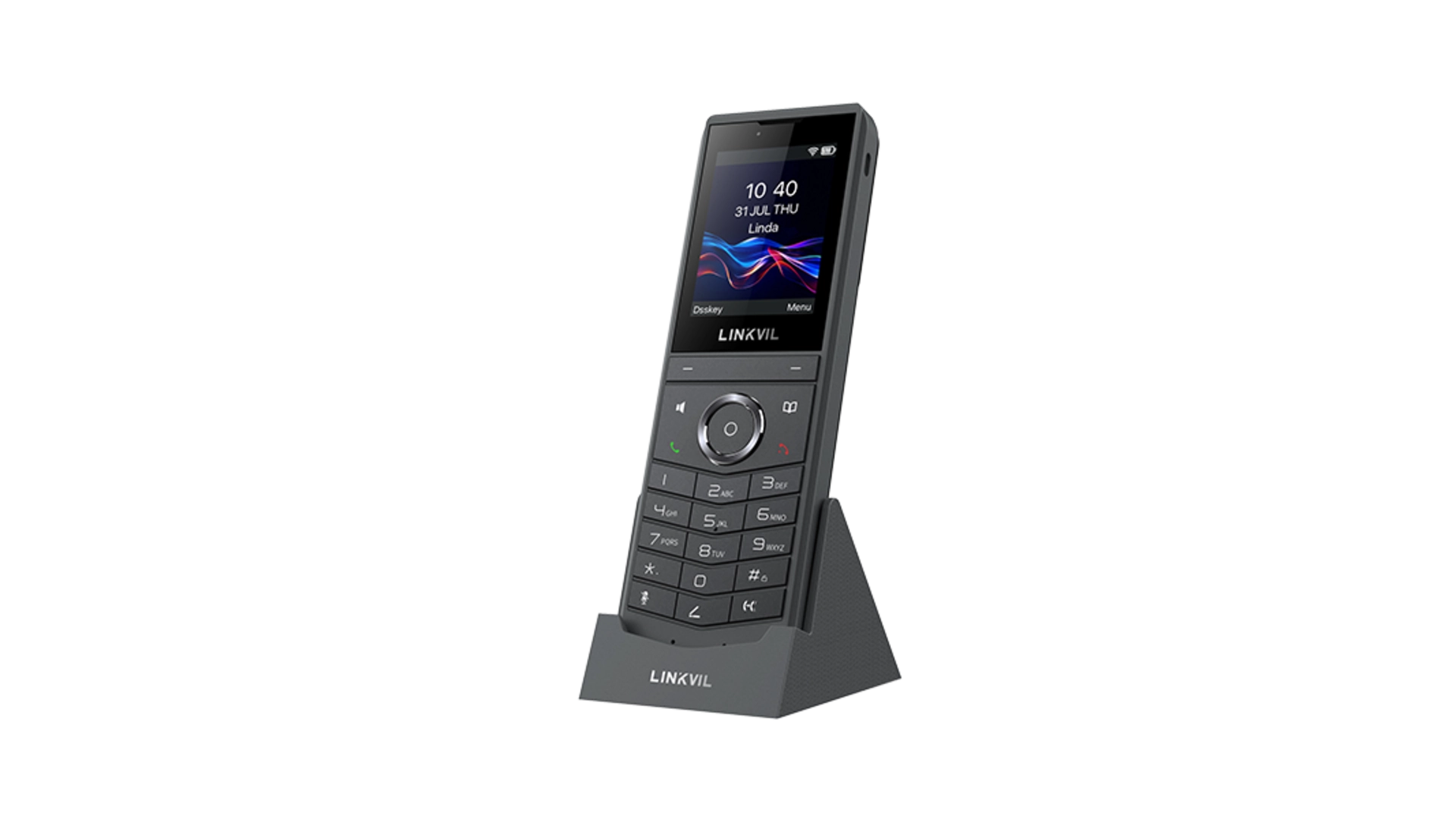 Fanvil W620W - Téléphone WIFI 6 portable avec écran 2,8" et 8 comptes SIP