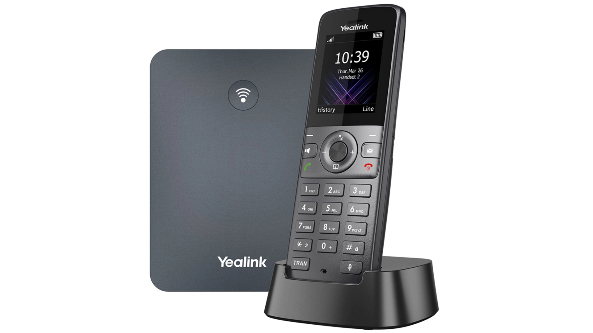 Yealink W74P - Base + DECT W74H jusqu'a 20 com et, 10 comptes sip max