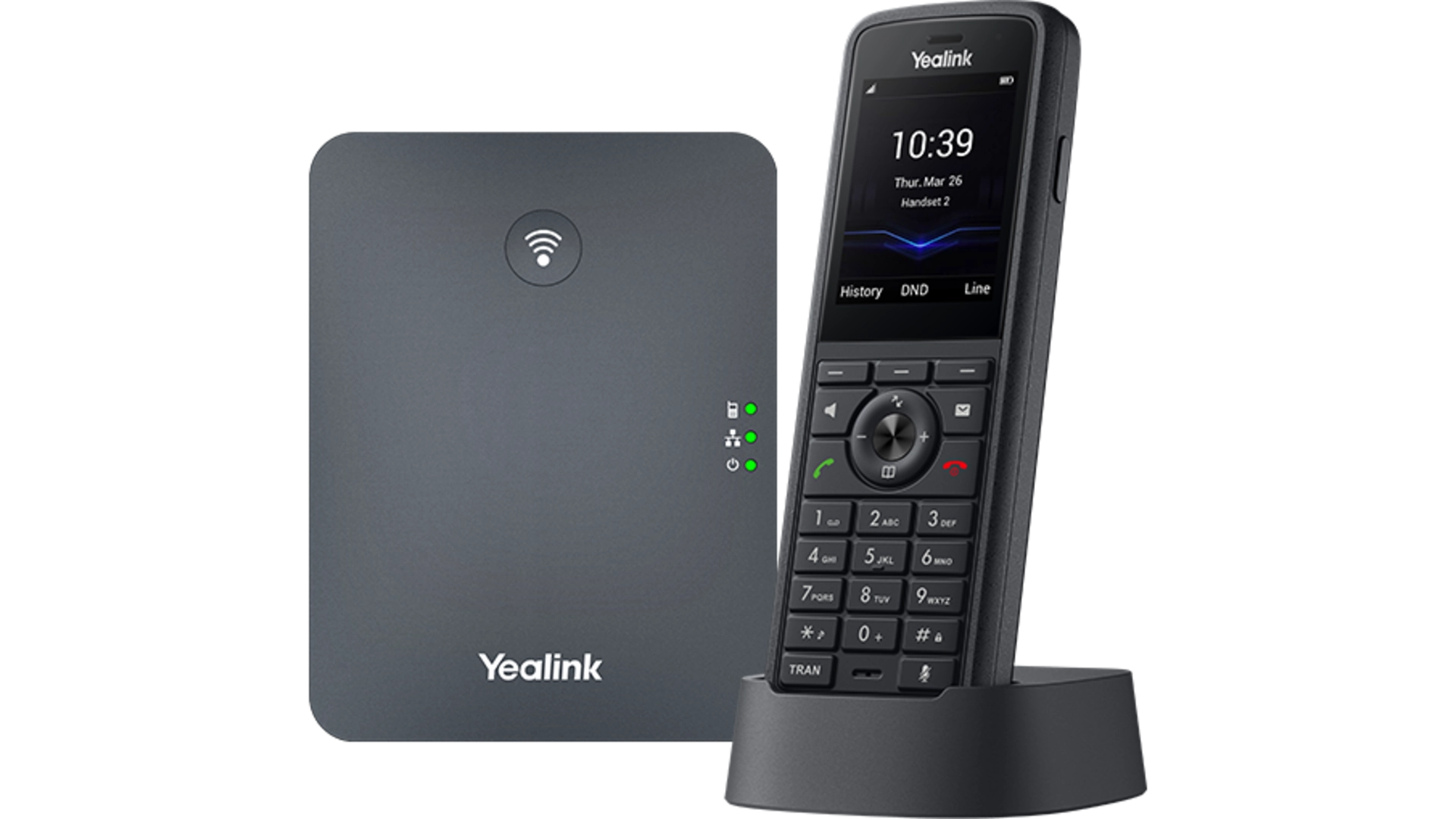 Yealink W79P-PRO - Package base W70B + DECT W59R IP67, vibreur ecran couleur bouton alarme