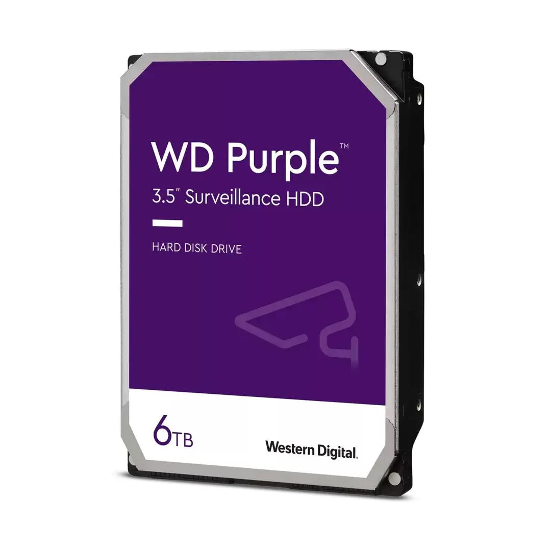 Western Digital WD64PURZ - Disque dur 6To Purple 3.5" SATA pour vidéosurveillance