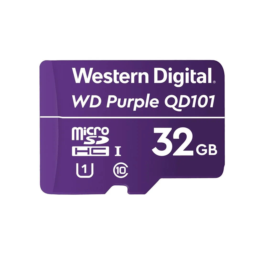 Western Digital WDD032G1P0C - Carte microSDHC Purple 32Go pour vidéosurveillance