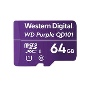 Western Digital WDD064G1P0C - Carte microSDXC Purple 64 Go pour vidéosurveillance