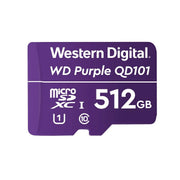 Western Digital WDD512G1P0C - Carte microSDXC Purple 512Go UHS-I pour vidéosurveillance