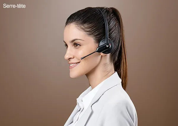 Yealink WH63 - Casque convertible UC et TEAMS sans, fil dect