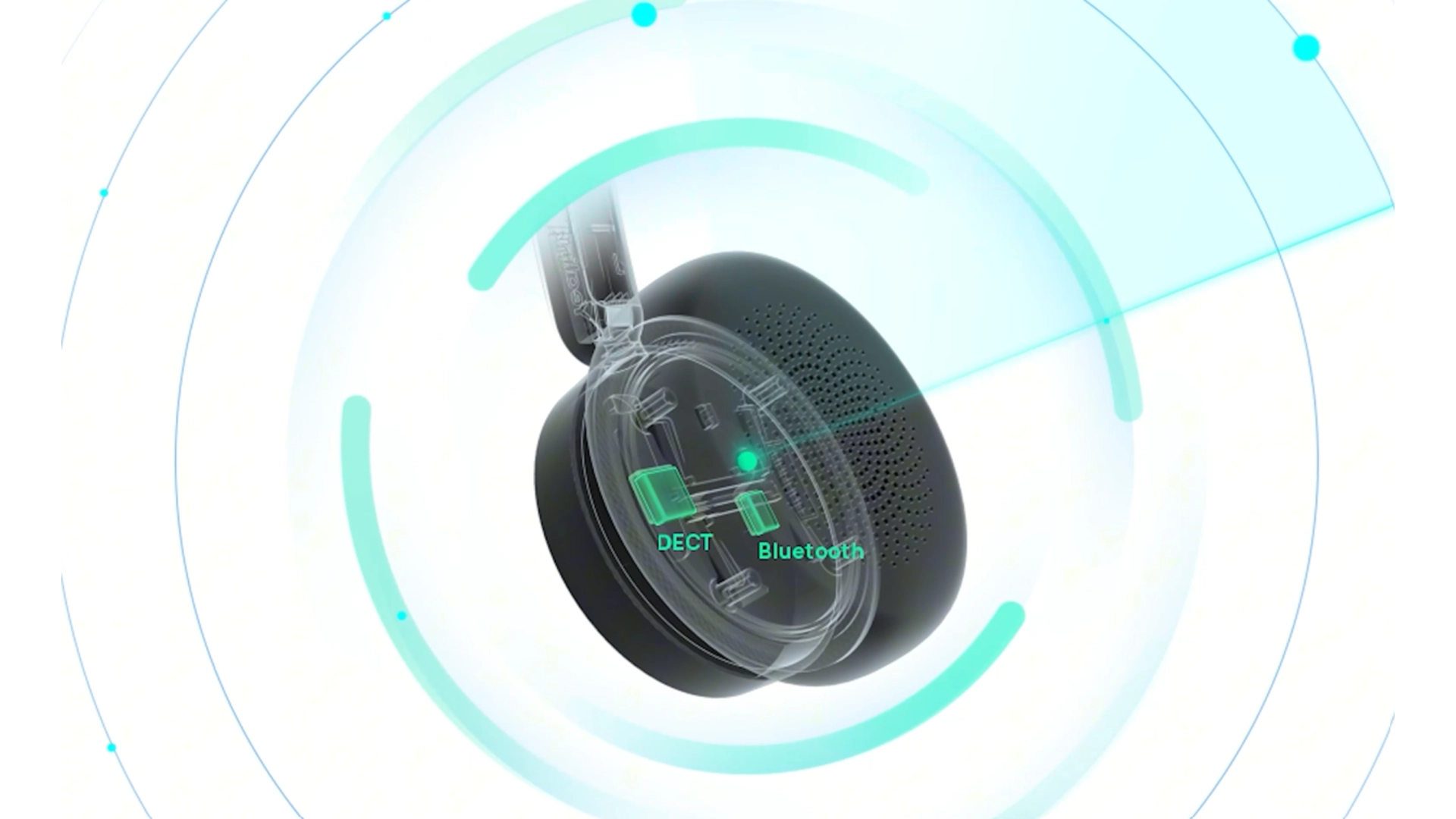 Yealink WH64MONO-H - Casque mono TEAMS et UC sans fil