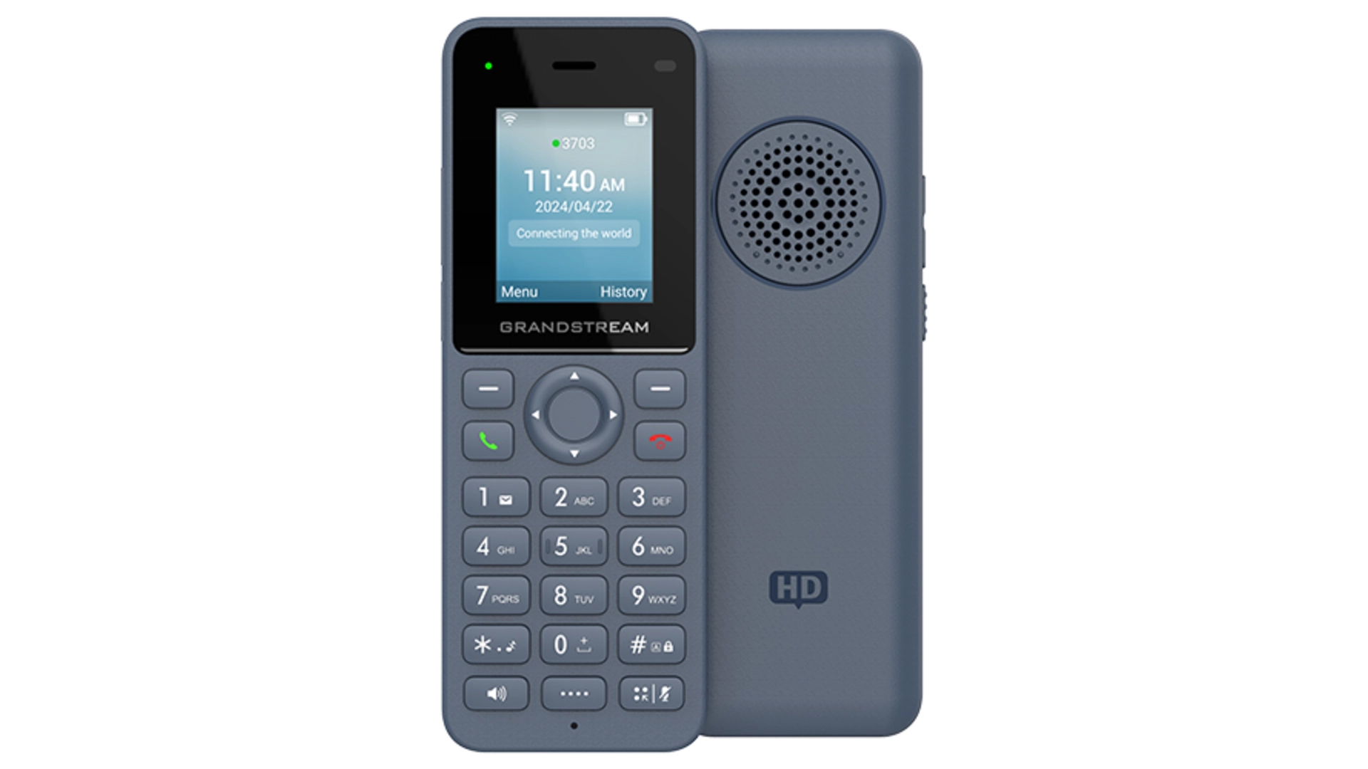 Grandstream WP816 Poste IP WiFi 6 128X160 (1.77') LCD 1500MAH,5V/1A Combine seul, Écran Couleur, Bluetooth