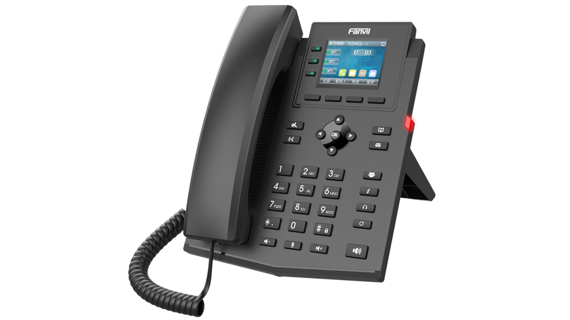 Fanvil X303-2 WIRE - Téléphone 4 Comptes SIP POE