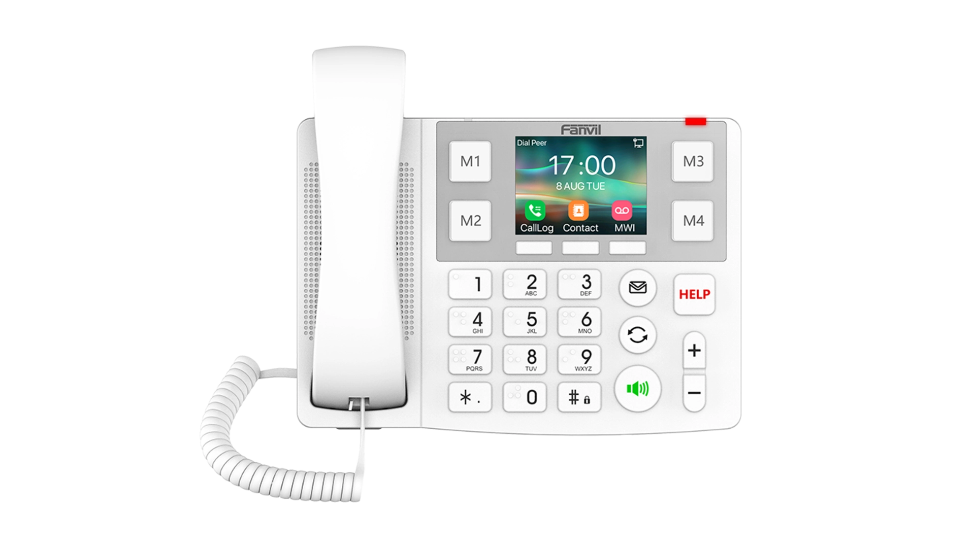 Fanvil X305 - Téléphone 2 Comptes SIP POE WIFI Gros Boutons