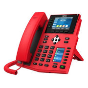 Fanvil X5U-R - Téléphone IP 16 Comptes SIP POE Couleur Rouge