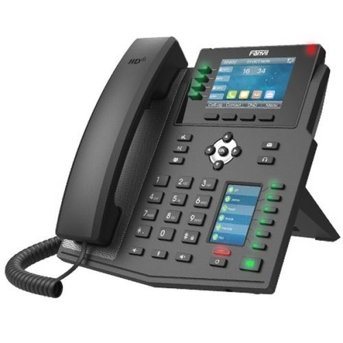 Fanvil X5U - Téléphone IP 16 comptes SIP 30 touches programmables POE couleur
