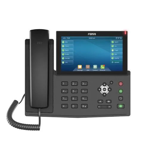 Fanvil X7 - Téléphone IP 20 Comptes SIP avec Écran Tactile Couleur et PoE