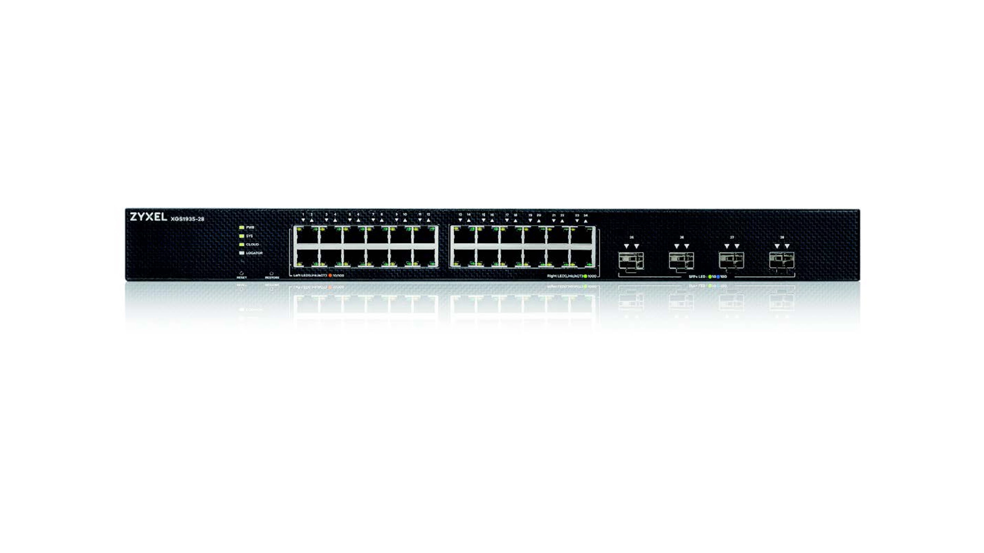 Zyxel Switch hybride 24XGBPS+4X10GBPS SFP, 1 GB