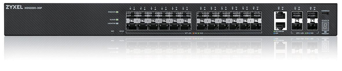 Zyxel 24 ports 1G SFP 4 ports 10G SFP 2X10MG RJ45, 1 GB