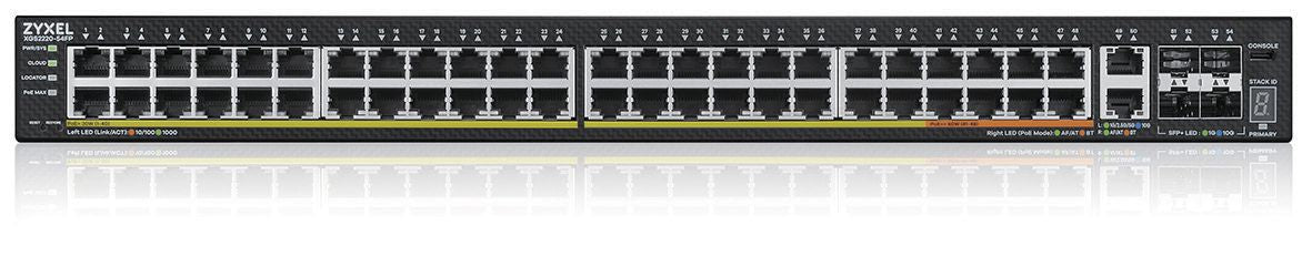 Zyxel 48 ports RJ45 4 ports 10 gbps SFP 2X10MG RJ45, 1 GB