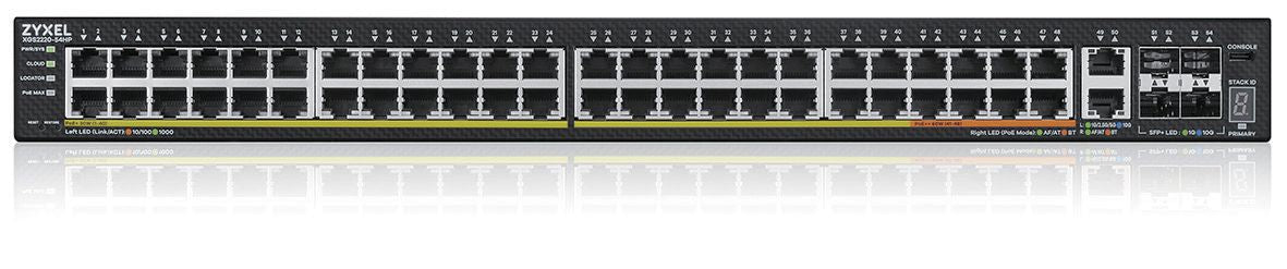 Zyxel 48 ports RJ45 4 ports 10 gbps SFP 2X10MG RJ45, 1 GB